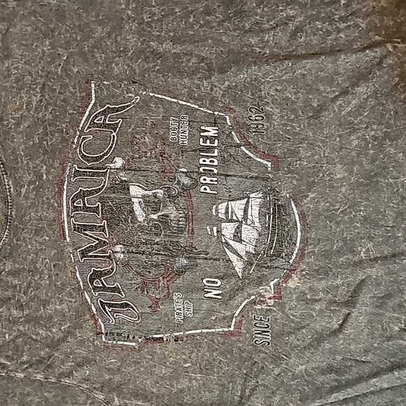 Jamaica tee shirt distressed look - Picture 2 of 3